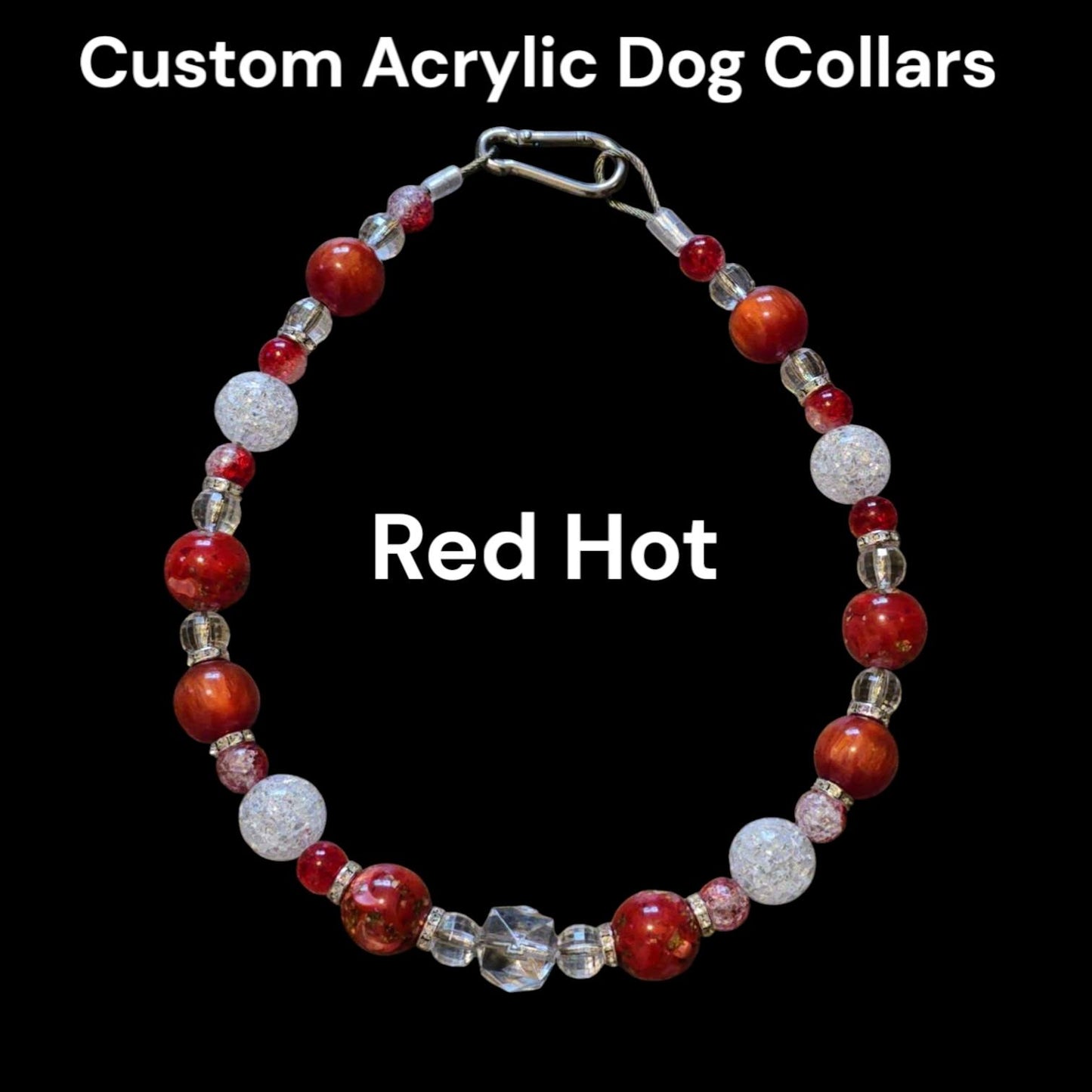 Custom Beaded Collars - Acrylic Beads