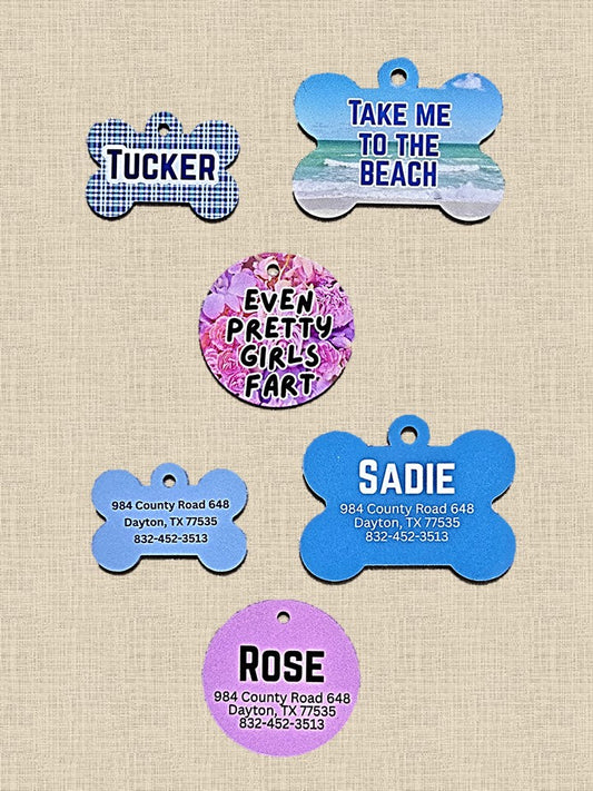 Personalized Dog Tags - Small Bone